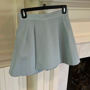 Cameo ice blue mini skirt size small
